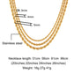 Rope Chain Necklace [304 Stainless Steel]