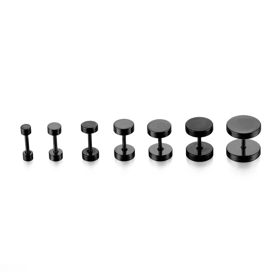 Men Ear Studs 1 Piece [Stainless Steel]