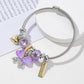 Elegant Butterfly Bangle Bracelet [304 Stainless Steel,Alloy]