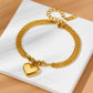 Various Heart Shape Chain Bracelets [Stainless Steel]