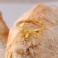 Elegant Bow Knot Ring/Bracelet [304 Stainless Steel, 18K Gold Plated]