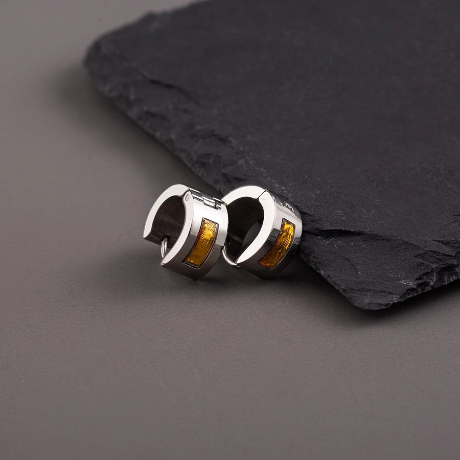 Epoxy Resin Earrings  [304 Stainless Steel]