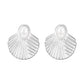 Scallop Pearl Earrings [304 Stainless Steel]