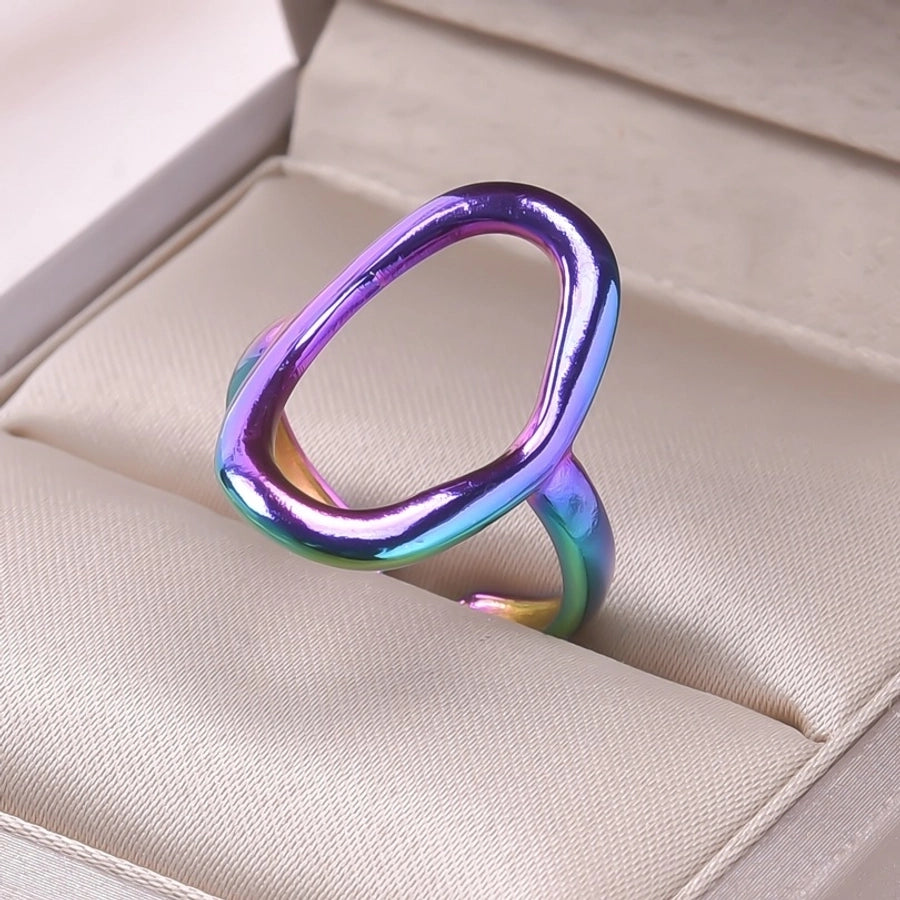 Hollow Oval Ring [304 Stainless Steel]