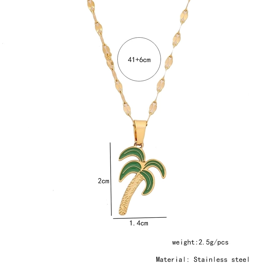 Fruit Necklace [304 Stainless Steel,18K Gold Plated]