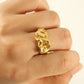 Irregular Open Ring [Stainless Steel 18K Gold Plated]