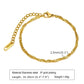 Chain Bracelets [304 Stainless Steel,18K Gold Plated]