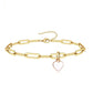 Heart Shape Chain Bracelet/Anklet [Stainless Steel]