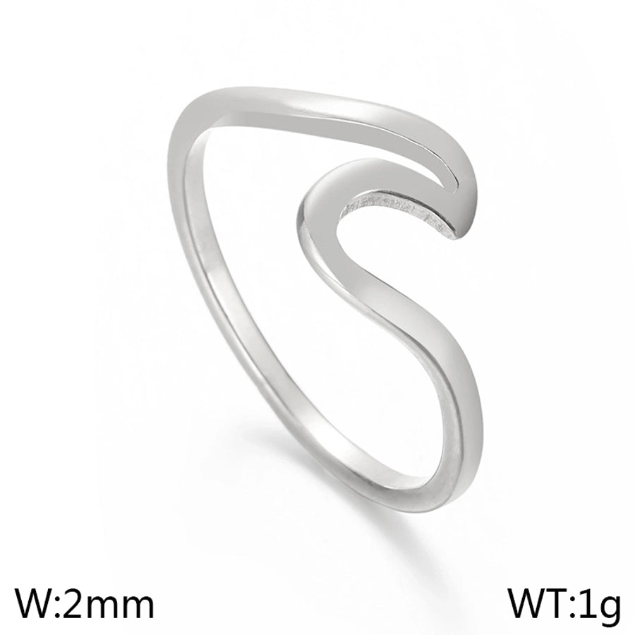 Waves Ring [304 Stainless Steel 18K Gold Plated]