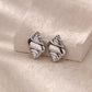 Modern Style Geometric Flower Ear Studs  [304 Stainless Steel]