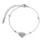 Heart Shape Chain Bracelet [304 Stainless Steel]