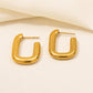 Modern Style Irregular Earrings [304 Stainless Steel,18K Gold Plated]