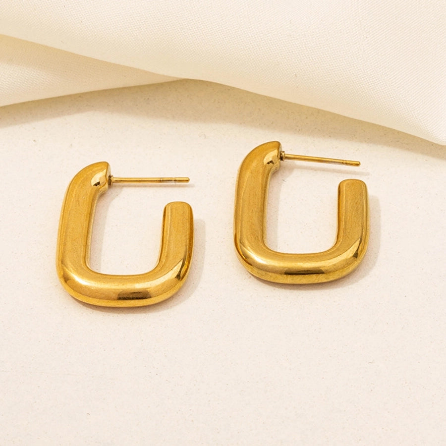 Modern Style Irregular Earrings [304 Stainless Steel,18K Gold Plated]