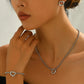 Heart Shape Jewelry Set [304 Stainless Steel]