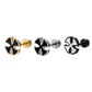 1 piece simple style cross Stud Earrings [Stainless Steel]