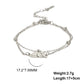 Cat Double Chain Bracelet [Stainless Steel]