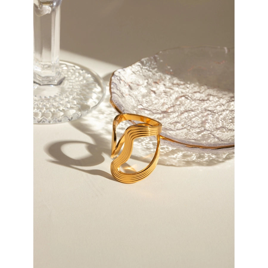 Fastfarge ring [304 rustfritt stål]