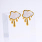 White Clouds Earrings [304 Stainless Steel]