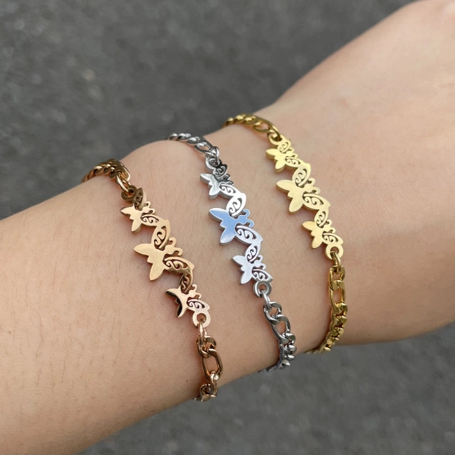 Butterflies Bracelets [Stainless Steel]