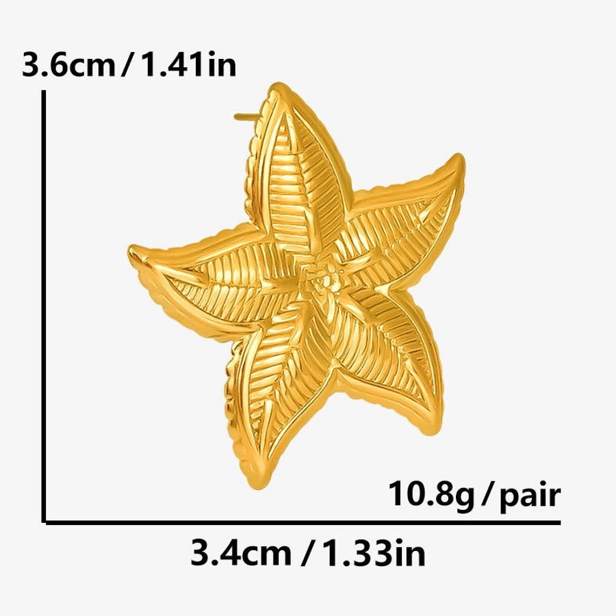 Starfish Earrings [304 Stainless Steel]