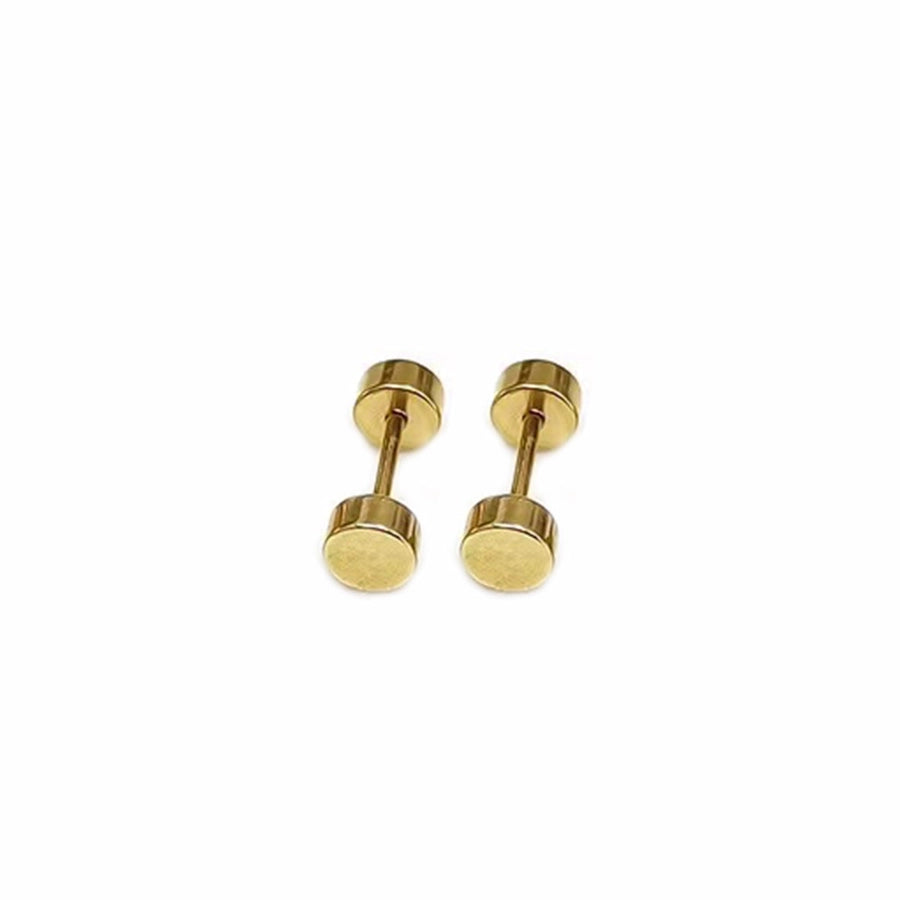 Basic Simple Style Geometric Stud Earrings [304 Stainless Steel]