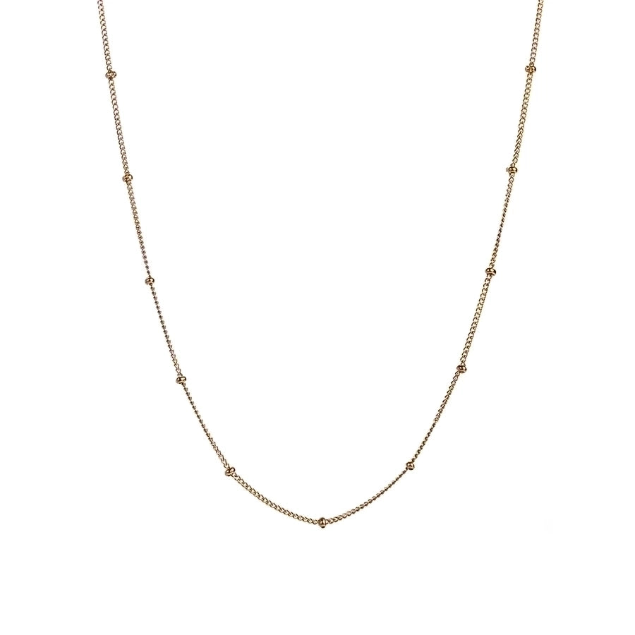 Mix Chain Necklace [304 Stainless Steel,18K Gold Plated]