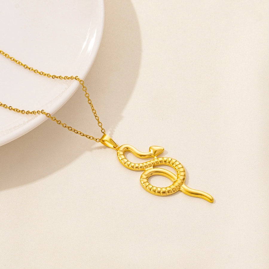 Snake Necklace [304 Stainless Steel]