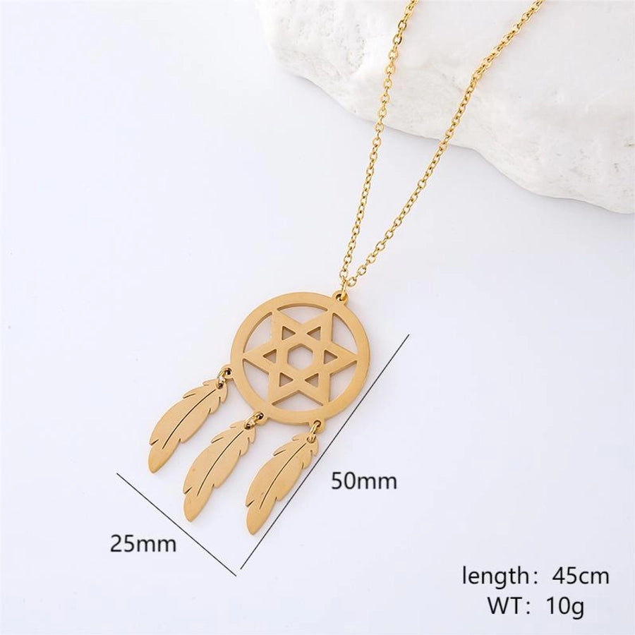 Dreamcatcher Necklace [304 Stainless Steel]