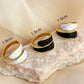 Retro Luxurious Enamel Ring [304 Stainless Steel 18K Gold Plated]