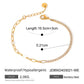 Zircon Link Chain Bracelet [304 Stainless Steel]