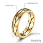 Simple Style Flame Ring [304 Stainless Steel 18K Gold Plated]