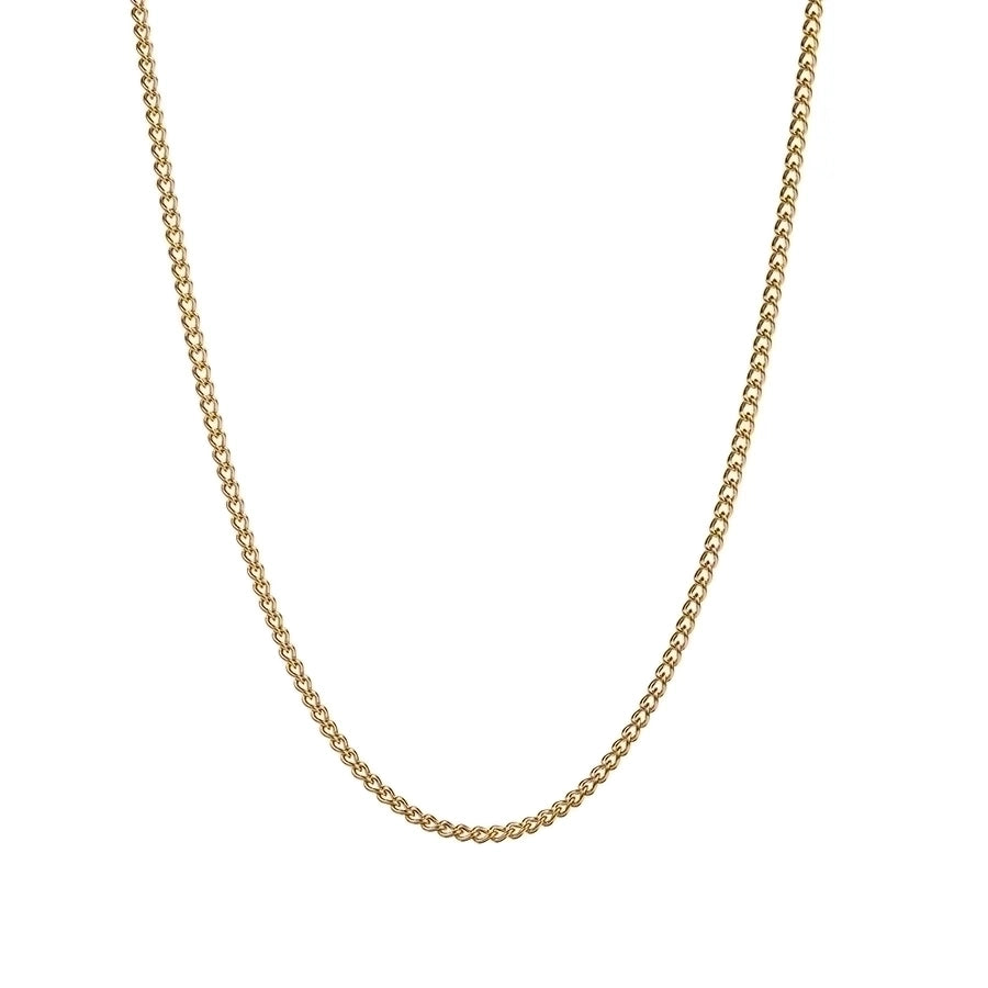 Mix Chain Necklace [304 Stainless Steel,18K Gold Plated]