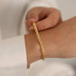 Rope Chain Bracelets [316L Stainless Steel,18K Gold Plated]