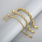 Rope Chain Bracelet [304 Stainless Steel 18K Gold Plated]