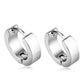 0.8 Thickness Hoop Earrings [Stainless Steel]