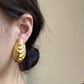 Mix Designs Earrings [Stainless Steel,18K Gold Plated]