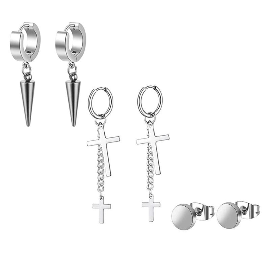 Sets of Drop Earrings [ Stainless Steel]