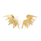 Sun Earrings/Necklace [304 Stainless Steel,18K Gold Plated]