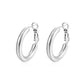 Hoop Earrings [304 Stainless Steel,18K Gold Plated]