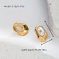 Mix Pearl Designs Earrings [304 Stainless Steel,14K Gold Plated]