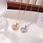 Heart Shape Necklace [304 Stainless Steel,16K Gold Plated]