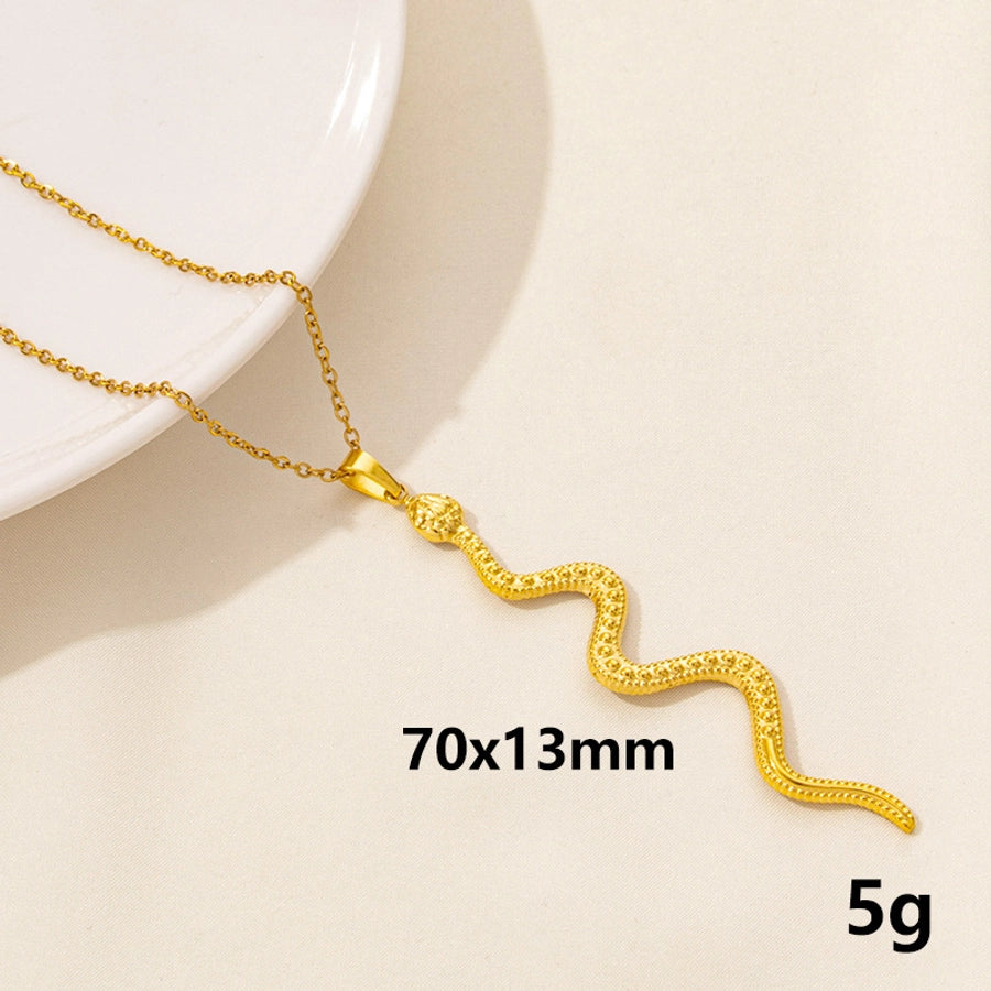 Snake Necklace [304 Stainless Steel]