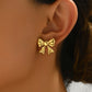 Bow Knot Earrings [201 Stainless Steel]