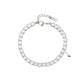 Bracelet rond en zircon [304 en acier inoxydable]