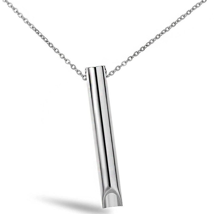 Whistle Pendant Necklace  [304 Stainless Steel]