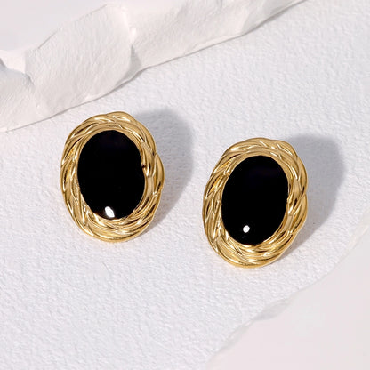 Vintage High-Grade Earrings [Stainless Steel, 18K Gold Plated]