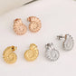 6 Pairs Simple Style Earrings Sets [304 Stainless Steel]