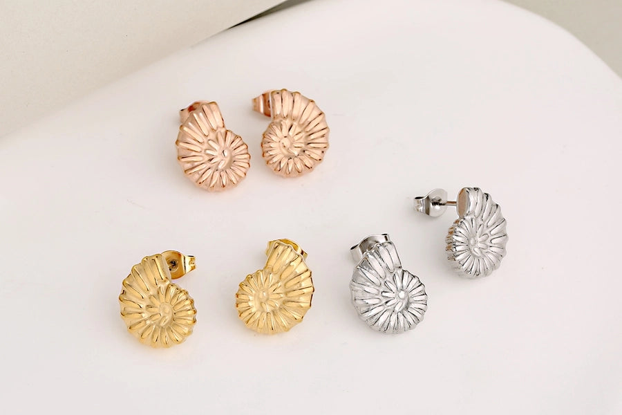 6 Pairs Simple Style Earrings Sets [304 Stainless Steel]