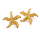 Starfish Earrings [304 Stainless Steel,18K Gold Plated]