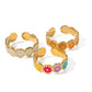 Daisy Flower Email Ring [304 roestvrij staal]